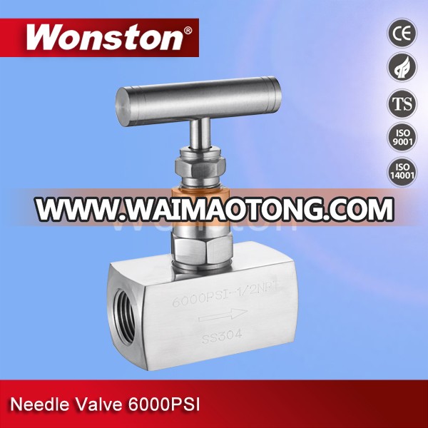 Pin (Needle) Valve with High Pressure 6000psi