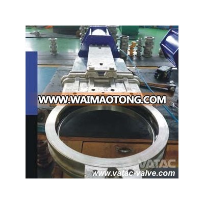 Wafer & Lug Stainless Steel or Cast Iron Electric and Pneumatic Slurry Sluice Knife Gate Valve