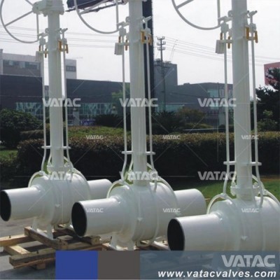 Gear Operated Bw Extended Stem Full Welding Ball Valve